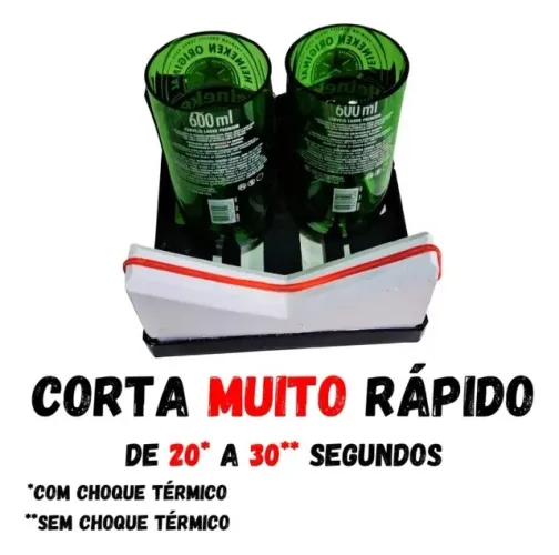 Cortador de Garrafas Vidro + 12 Resistências Nova