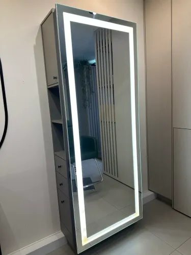 Bancada camarim para salão de beleza ou estética