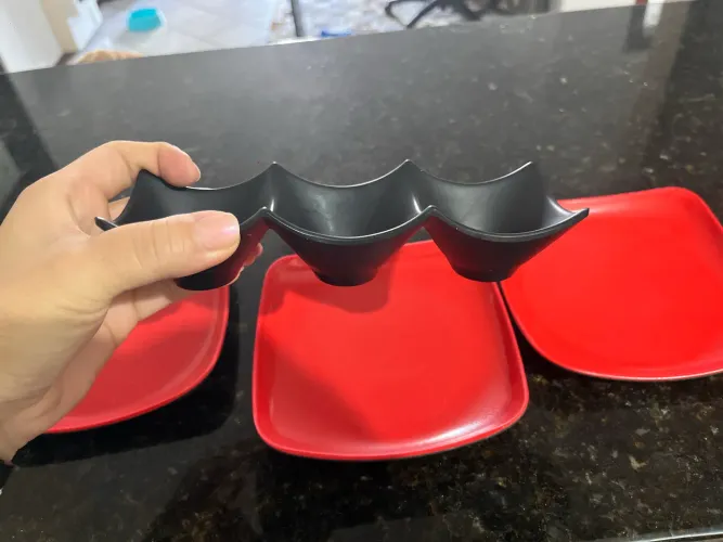 Prato 22 cm sushi melamina