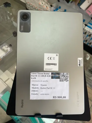 TABLET XIAOMI REDMI PAD SE 11 128GB 4GB RAM