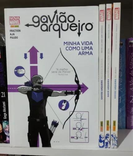 Coleção HQ Gavião Arqueiro ( Nova Marvel / Panini ) vol.1 ao 4 ( Completo )
