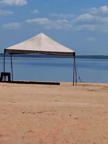 Tenda galvanizado 6x6 retirada no local