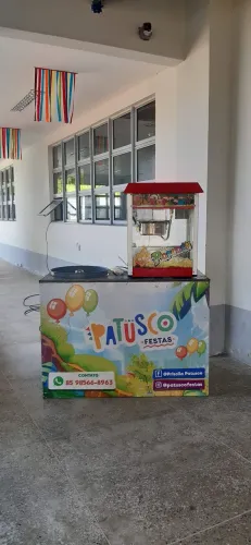 Pipoca, Cama elástica e Algodão Doce 