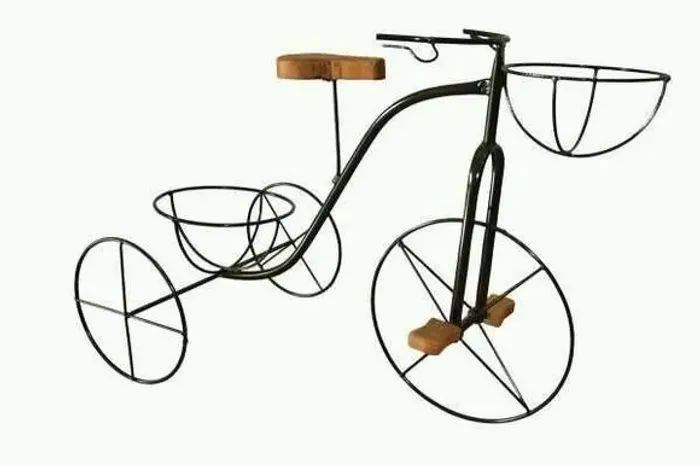 Bicicleta de ferro para decoração com 60x50cm