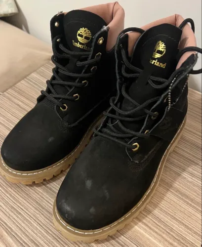 RESERVADA ***Bota timberland original nova preta TAM 34