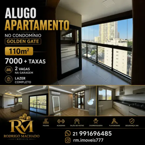 ALUGO I APARTAMENTO 110m²