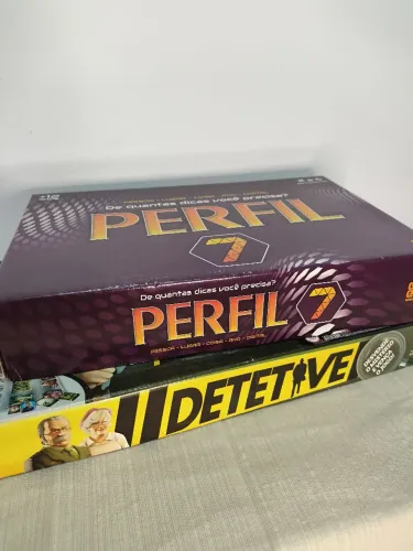 COMBO DE JOGOS: Perfil 7 + Detetive (Impecáveis!) - Pra sair HOJE!