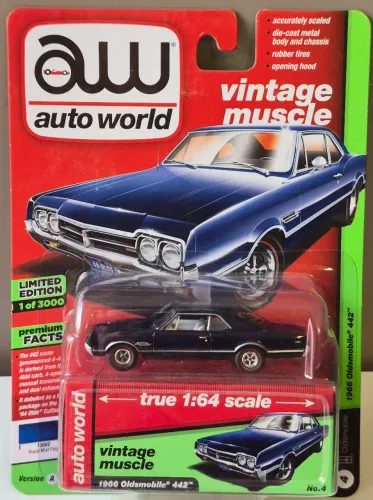 Miniatura Premium Auto World 1966 Oldsmobile 442