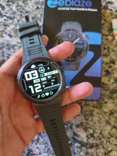 Smartwatch Zeblaze ares 3 plus Novo na caixa