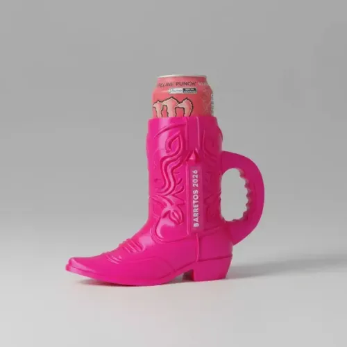 Porta Lata 473ml Bota Country Boiadeira Nome Personalizado