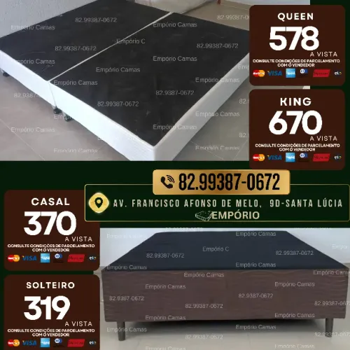Base solteiro casal queensize king size pronta entrega Bonsono consulte cor disponivel