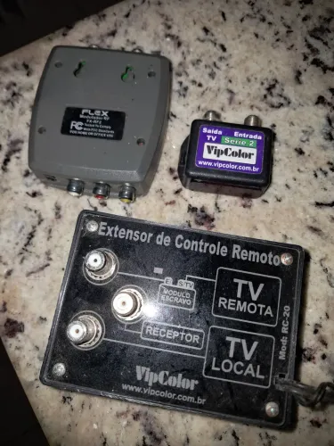 Modulador Flex + Central RC-20 + Receptor Escravo VipColor