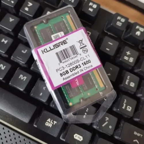 Memória Notebook Kllisre 8GB DDR3 1600MHz PC3-12800S Alta Performance