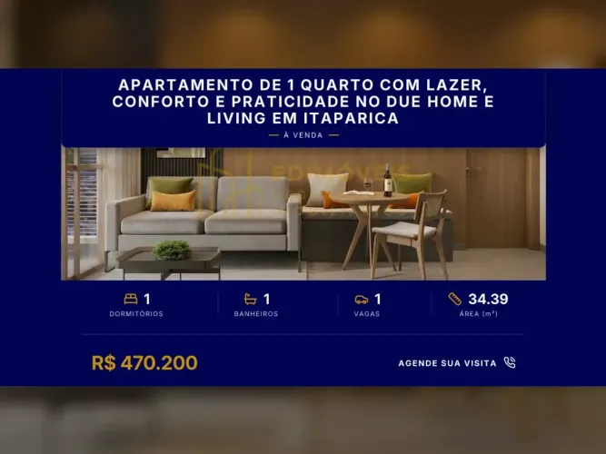Conforto e modernidade no Coqueiral de Itaparica: venha conhecer este apartamento!