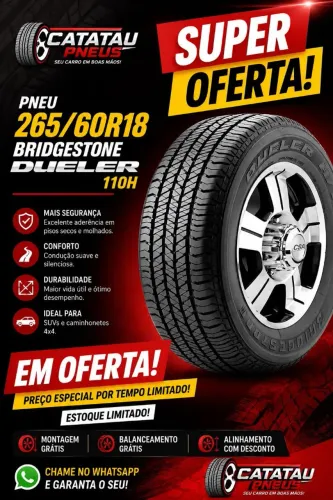 Pneu Dueler BRIDGESTONE 110H