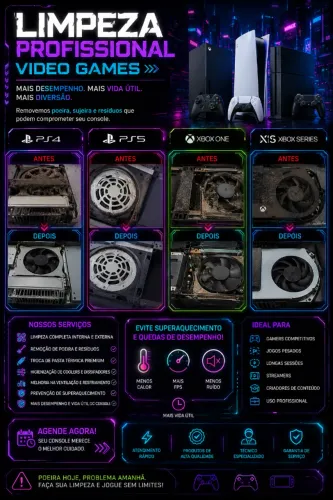 Limpeza para videogames 