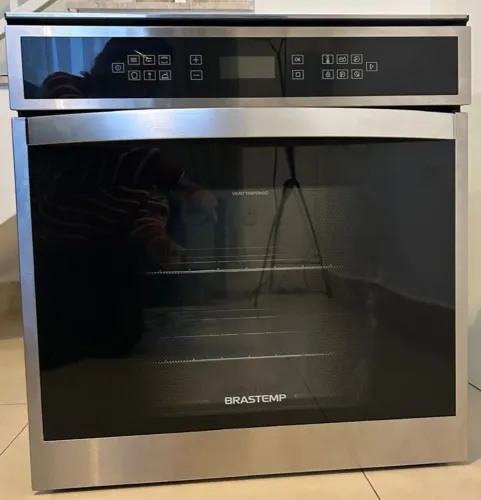 Forno Elétrico de Embutir Brastemp  84 Litros Inox
