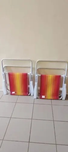 Cadeiras de praia (duas unidades)