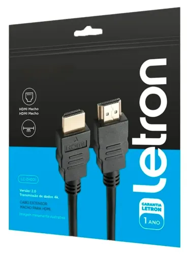 Cabo HDMI 4k 1.5 metro
