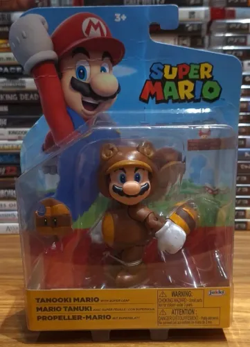 Action Figure Super Mario Tanooki Mario Lacrado