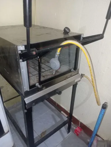 Forno de pizza com pedra a gás 