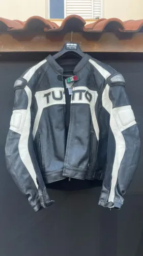 Jaqueta Moto Couro TUTTO Commander X5 Tam 60/3XL + 2 Forros