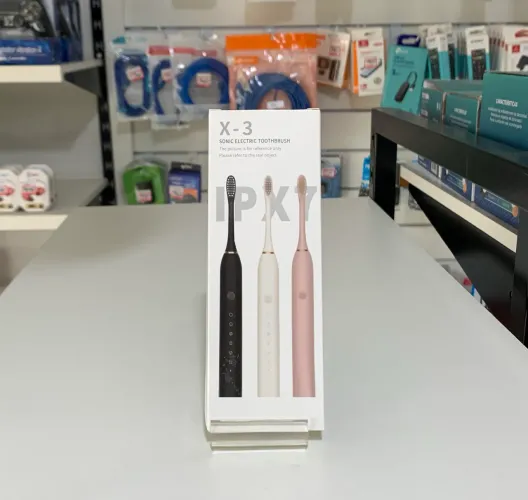 Escova de Dente Elétrica com 3 Escovas