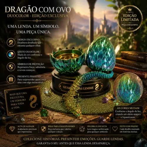Ovo de dragão + dragão