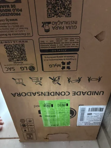Ar-condicionado LG AI Dual Frio 12.000 BTU Branco