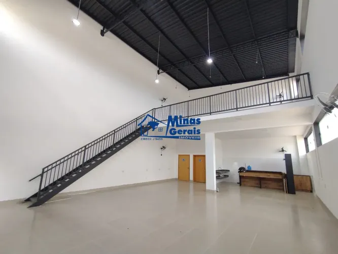 Salão Comercial para Locação com Mezanino e 6 Vagas - Zona Norte de São José dos Campos