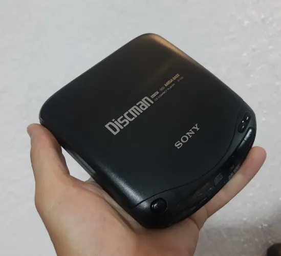 Discmam Sony toca CD rádio antigo RELIQUIA funcionando 