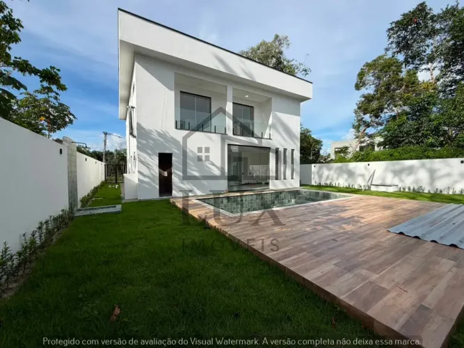 Alphaville 2 / 4 suítes / climatizada / área gourmet / piscina / quintal