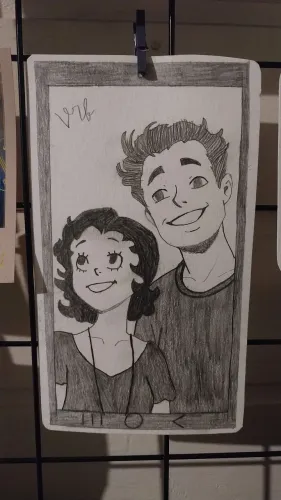 desenho personalizado p&b com moldura de celular [envie a foto de inspiração no chat]