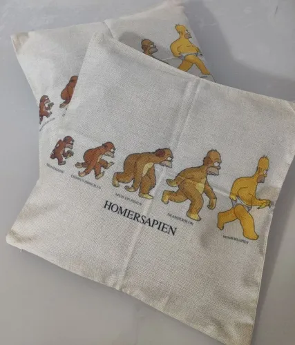 Capas de almofadas Simpsons - Homersapien