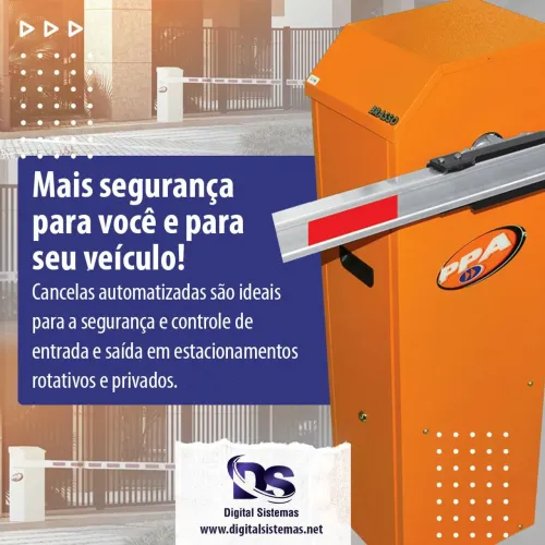 Cancelas para controle de acesso