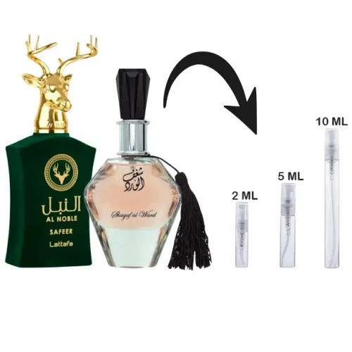 Decant Perfume Al Nobre Safeer ou Shagaf Al Ward 5ML