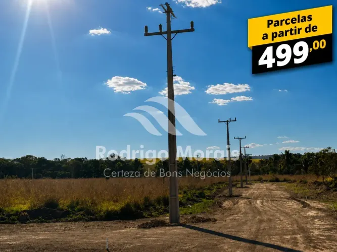 % Lote BR-070 Girassol - Condomínio Fechado c/ Rio dos Macaco #