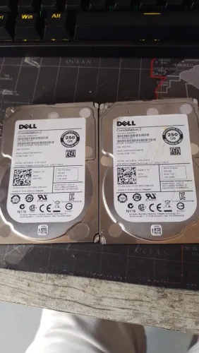 2 HDs externos de 250gb cada