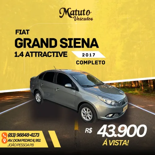 Fiat Grand Siena Attrac. 1.4 EVO F.flex 8V 2017