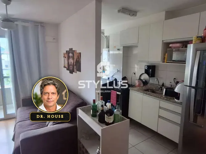 Apartamento de Frente com Varanda e Lazer Completo no Encantado! M32U