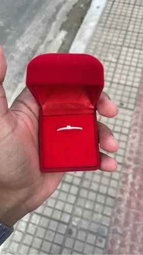 anel solitário