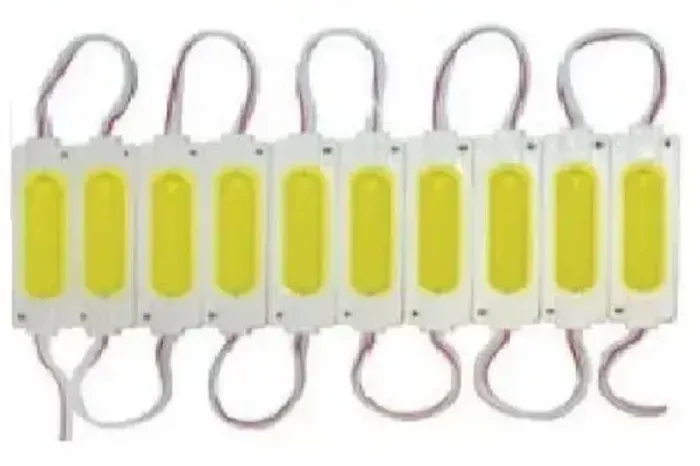 100 Módulo Led 2w 12v 7050 Branco Frio 6500k Alto Brilho