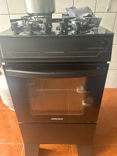 Um fogão 