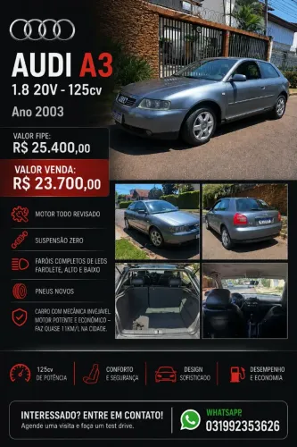 Audi A3 1.8 3P 2003