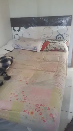Cama Box de Casal com cabeceira