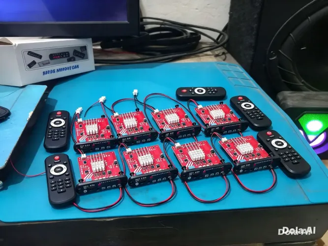 8 placas Bluetooth amplificada 120w