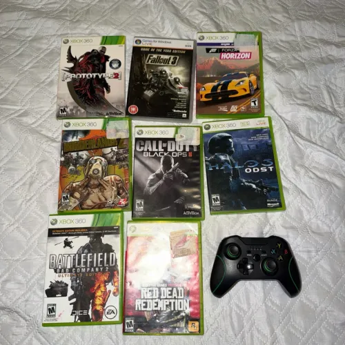 Jogos Xbox 360 + controle sem fio