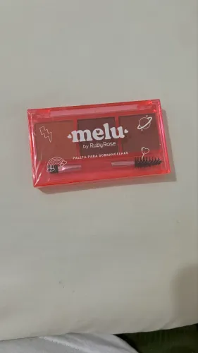 Paleta para sobrancelhas MELU Ruby Rose - validade maio/2028