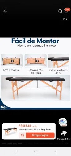 Maca portátil nova.