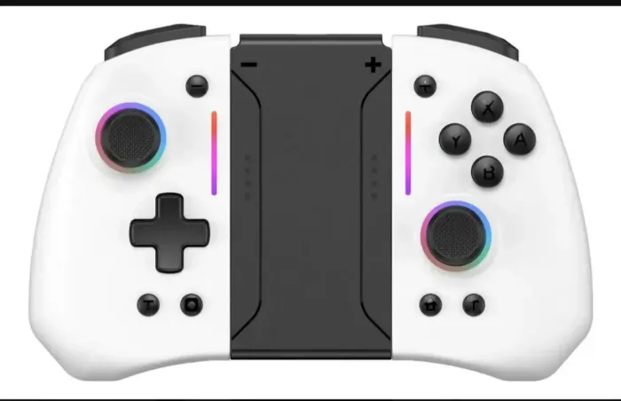 Controle Joypad sem Fio LinYuvo KS42 para Nintendo Switch Cor Branco